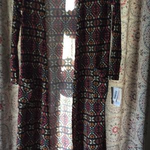 LuLaRoe- "Sarah" -NWT- Long sleeve Duster sz XS